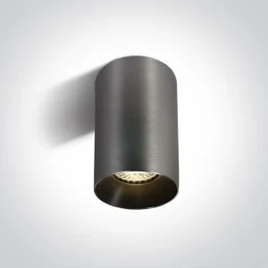 STROPNA SVJETILJKA 1×GU10/10W/230V TAMNO SIVA / BEZ ODSIJAČA 050112