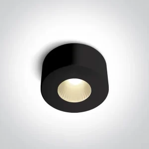 STROPNA SVJETILJKA LED 7W/3000K/500lm IP20 CRNA DIMM