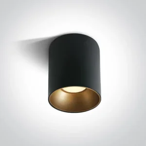 STROPNA SVJETILJKA LED/30W/3000K/2400lm/230V/fi.115mm/H.125mm/CRNA