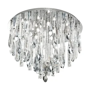 PLAFONJERA 8xLED 8X33W, PROM 580, KROM/KRISTAL CALAONDA