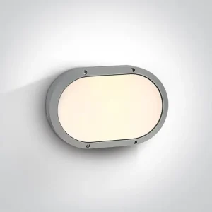STROPNA/ZIDNA SVJETILJKA 2X75W/E27 IP54 SIVA