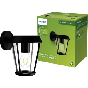Sunera VANJSKA ZIDNA LED SVJETILJKA E27 CRNA