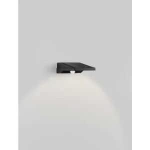 TEK VANJSKA SOLARNA ZIDNA SVJETILJKA LED 1W 105Lm 
IP54 3000K CRNA + SENZOR