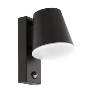 VANJSKA ZIDNA LAMPA 1xE27 SA SENZOROM, ČELIK/ANTRACIT  CALDIERO