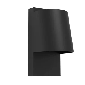 VANJSKA ZIDNA LAMPA 1xGU10, 4,6W, 400lm, IP54, CRNA STAGNONE