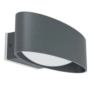 VANJSKA ZIDNA LAMPA 1xLED 10W, 1100lm, IP44, ALUMINIJ/ČELIK/PLASTIKA/ANTRACIT CH