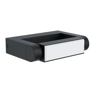 VANJSKA ZIDNA LAMPA 1xLED 4,8W, 450lm, IP44, LIJEVANI ALUMINIJ/CRNA BRIANZA