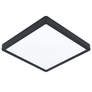 VANJSKA PLAFONJERA 1xLED 19,5W, 285X285, DIMABILNA, IP44, CRNO/BIJELA, ARGOLIS-Z